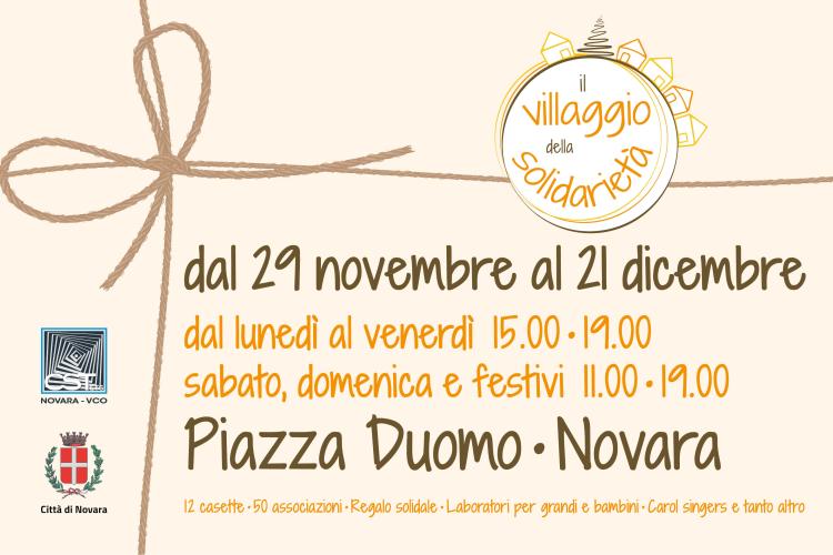 villaggio della solidarietà locandina