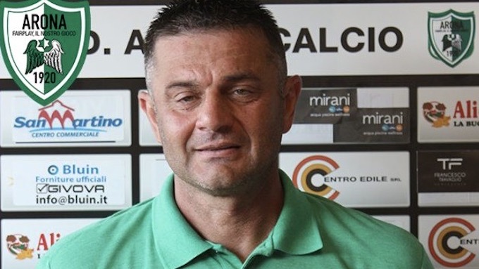 arona calcio mister ragazzoni