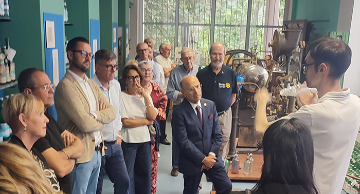 Il Rotary Club Pallanza-Stresa in visita al Museo delle Acque Minerali di Crodo