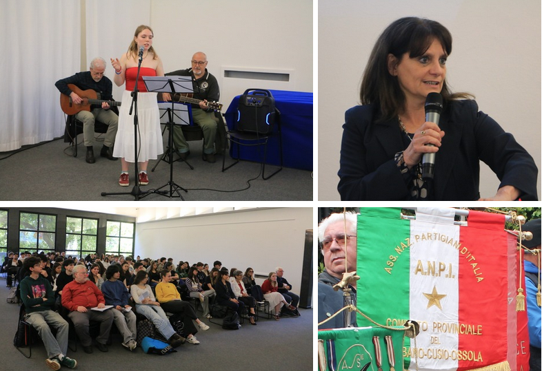 A Villa Giulia la Liberazione celebrata dagli studenti del Cavalieri 