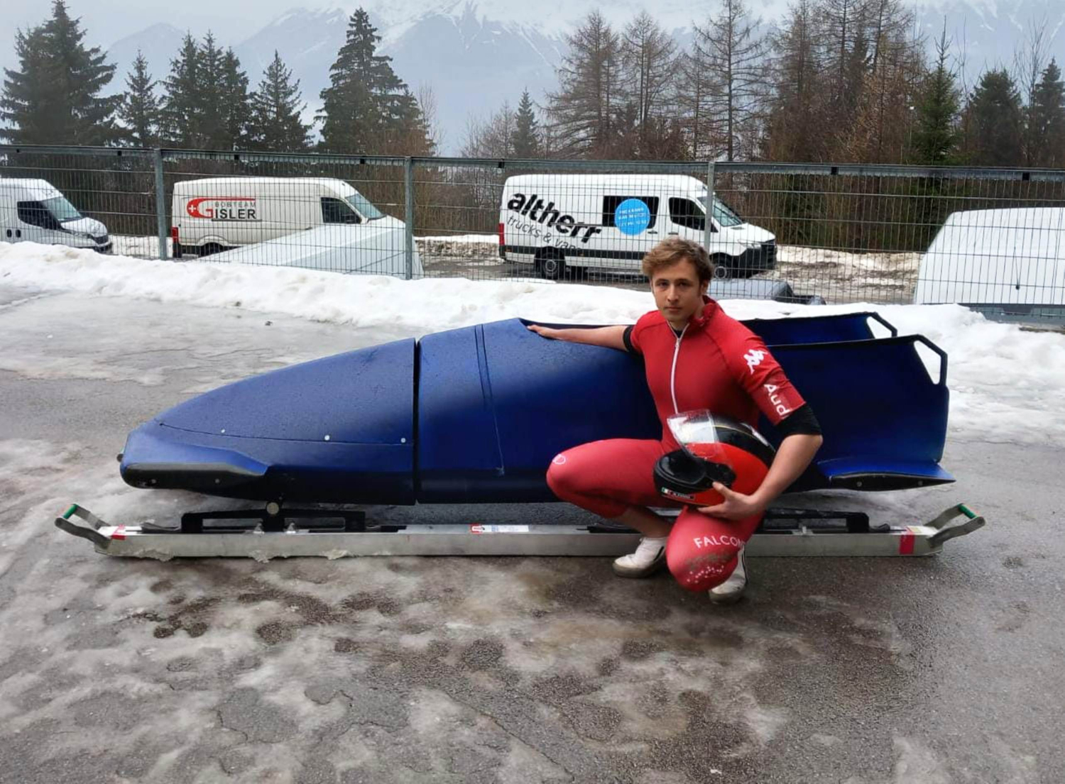 L’atleta ossolano Marco Farina apripista nelle gare di bob alle Olimpiadi 